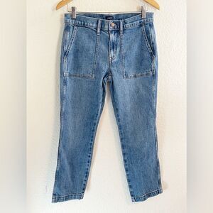 J.Crew patch pocket straight-leg jean NWT  26